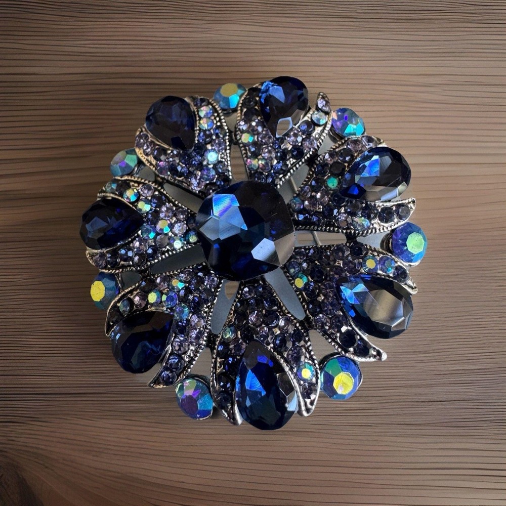 vintage starburst brooch pin